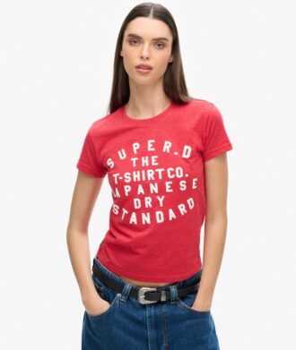 T-shirt ajusté à imprimé bouffant