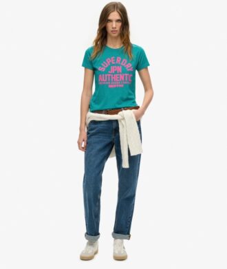 T-shirt ajusté à imprimé bouffant