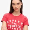 T-shirt ajusté à imprimé bouffant