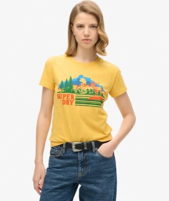 T-shirt ajusté à rayures Outdoor