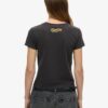 T-shirt ajusté Small Tattoo Rhinestone T-shirt ajusté Small Tattoo Rhinestone
