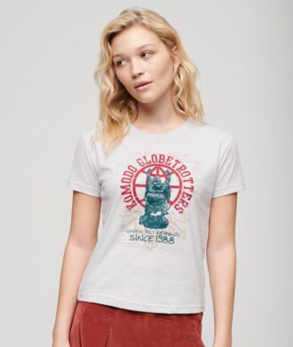 T-shirt ajusté Superdry X Komodo Globetrotter