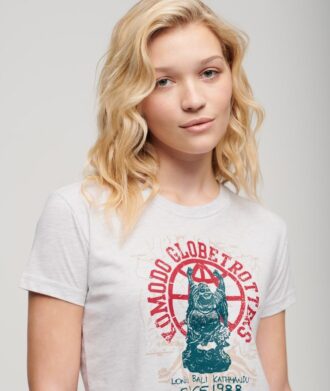 T-shirt ajusté Superdry X Komodo Globetrotter