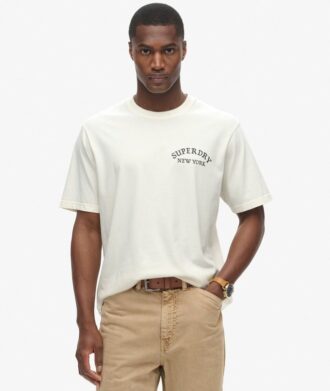 T-shirt ample avec motif tatouage dans le dos