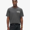 T-shirt ample avec motif tatouage dans le dos