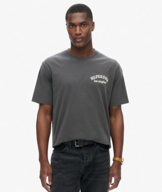 T-shirt ample avec motif tatouage dans le dos