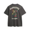 T-shirt ample avec motif tatouage dans le dos