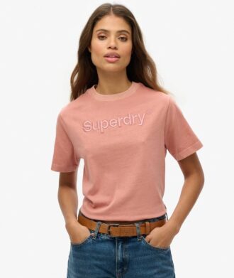 T-shirt ample et carré avec logo Core brodé
