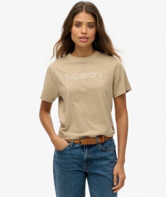 T-shirt ample et carré avec logo Core brodé