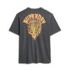 T-shirt ample à motif Biker Rock T-shirt ample à motif Biker Rock