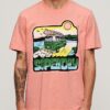 T-shirt ample à motif graphique Neon Travel T-shirt ample à motif graphique Neon Travel