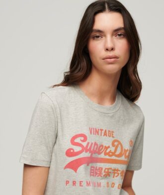 T-shirt ample à motif graphique ton sur ton
