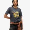 T-shirt ample à motif rock motard T-shirt ample à motif rock motard