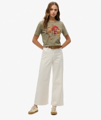 T-shirt ample Tokyo au logo Vintage