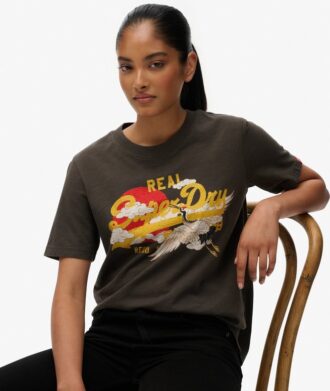 T-shirt ample Tokyo au logo Vintage