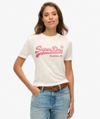 T-shirt avec logo Vintage décoré