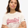 T-shirt avec logo Vintage décoré T-shirt avec logo Vintage décoré