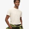 T-shirt à col rond et Shorts en coton flammé T-shirt à col rond et Shorts en coton flammé