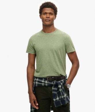 T-shirt à col rond et Shorts en coton flammé