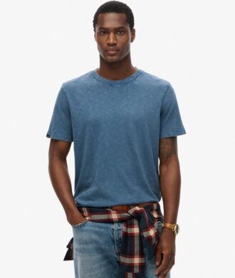 T-shirt à col rond et Shorts en coton flammé