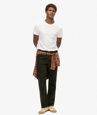 T-shirt à col rond et Shorts en coton flammé