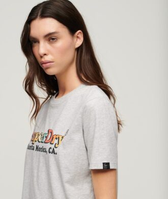 T-shirt à coupe ample avec logo arc-en-ciel