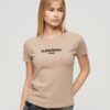 T-shirt court ajusté avec logo Sport Luxe