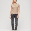 T-shirt court ajusté avec logo Sport Luxe