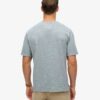 T-shirt en maille chinée surteint T-shirt en maille chinée surteint