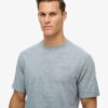 T-shirt en maille chinée surteint T-shirt en maille chinée surteint
