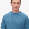 T-shirt en maille chinée surteint T-shirt en maille chinée surteint