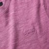 T-shirt en maille chinée surteint T-shirt en maille chinée surteint