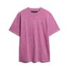 T-shirt en maille chinée surteint T-shirt en maille chinée surteint