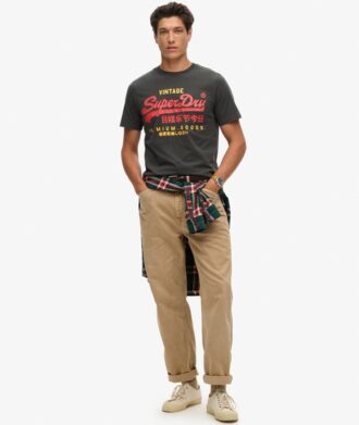 T-shirt Heritage au logo Vintage classique