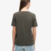 T-shirt à logo métallisé de luxe