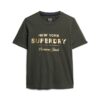 T-shirt à logo métallisé de luxe