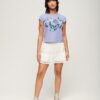 T-shirt à manches courtes et imprimé floral