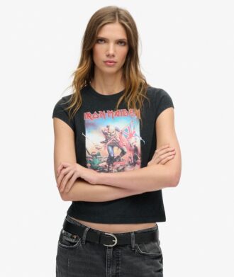 T-shirt à manches courtes Iron Maiden X Superdry
