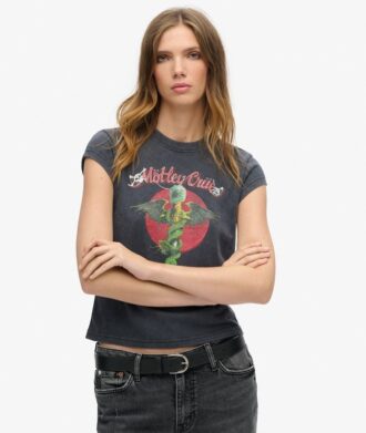 T-shirt à manches courtes Motley Crue x Superdry