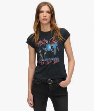 T-shirt à manches courtes Motley Crue x Superdry