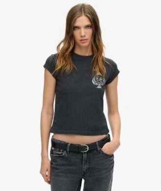 T-shirt à manches courtes MotöRhead X Superdry Casquette