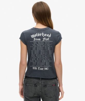 T-shirt à manches courtes MotöRhead X Superdry Casquette