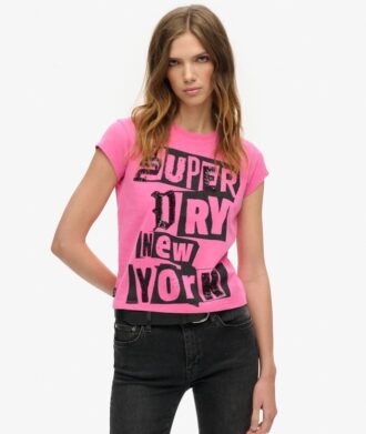 T-shirt à manches courtes punk orné