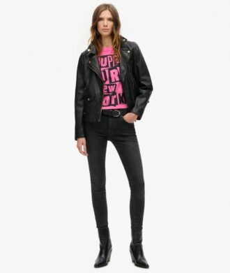 T-shirt à manches courtes punk orné