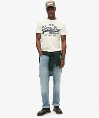 T-shirt à motif logo Vintage