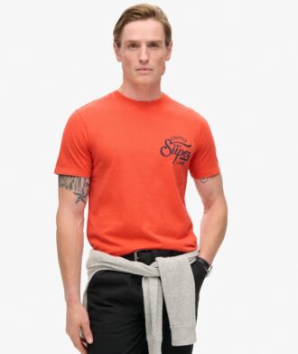 T-shirt à motif sur la poitrine Copper Label
