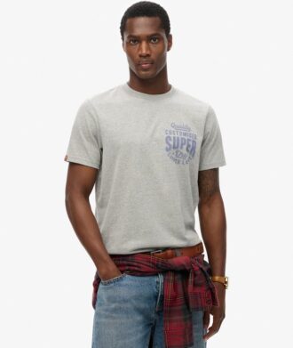 T-shirt à motif sur la poitrine Copper Label