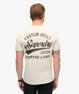 T-shirt à motif sur la poitrine Copper Label