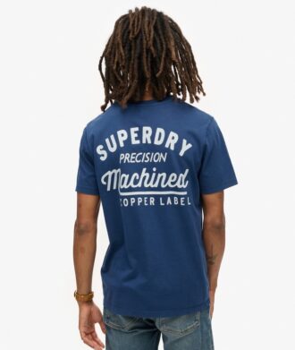 T-shirt à motif sur la poitrine Copper Label