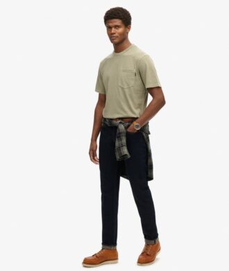 T-shirt à poche avec coutures contrastées